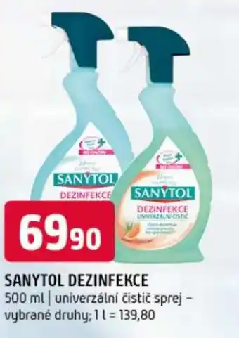 Terno SANYTOL Dezinfekce nabídka