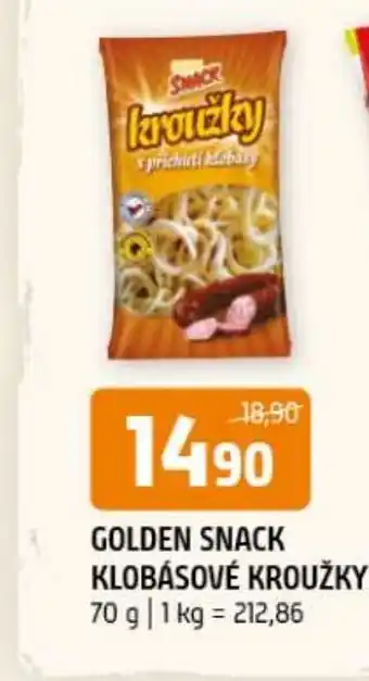 Terno GOLDEN SNACK Klobásové kroužky nabídka