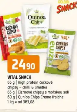 Terno VITAL Snack nabídka