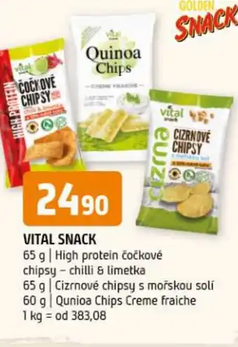 Terno VITAL Snack nabídka