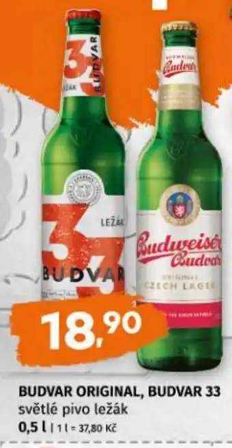 Terno BUDVAR Original, BUDVAR 33 nabídka