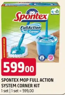 Terno SPONTEX Mop full action system corner kit nabídka