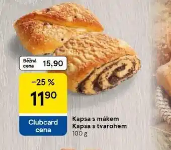 Tesco Kapsa s mákem nabídka