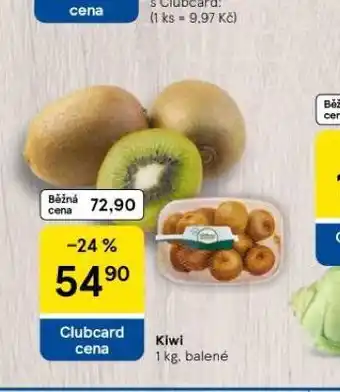 Tesco Kiwi nabídka