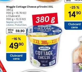 Tesco Meggle cottahe cheese přírodní xxl nabídka