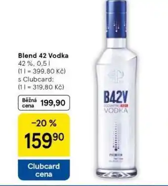 Tesco Blend 42 vodka nabídka