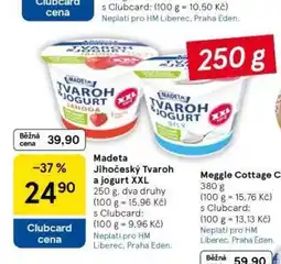 Tesco Madeta jihočeský tvaroh a jogurt xxl nabídka