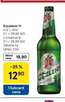 Tesco Pivo excelent 11 nabídka