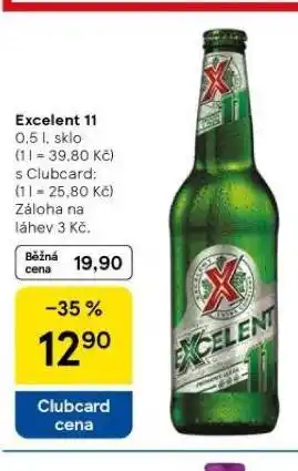 Tesco Pivo excelent 11 nabídka