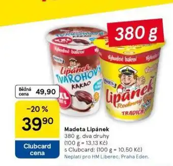 Tesco Madeta lipánek nabídka