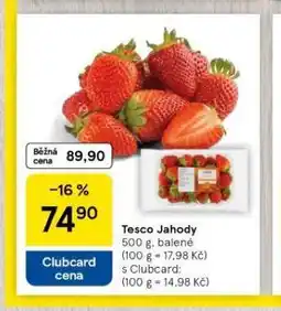 Tesco Jahody nabídka