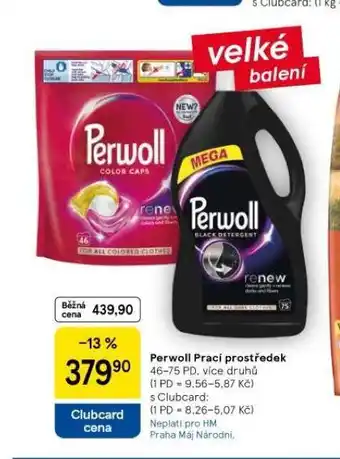 Tesco Perwoll speciální gel na praní nabídka