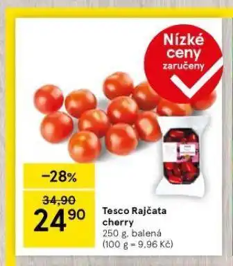 Tesco Rajčata cherry nabídka