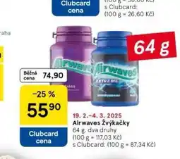 Tesco Airwiwes žvýkačky nabídka