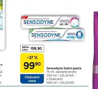 Tesco Sensodyne zubní pasta nabídka