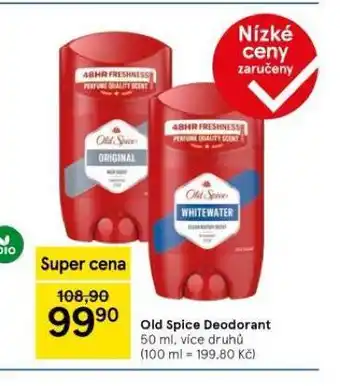 Tesco Old spice deodorant nabídka