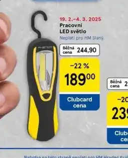 Tesco Pracovní led světlo nabídka