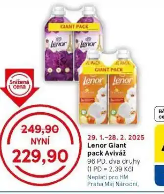 Tesco Lenor giant pack aviváž nabídka