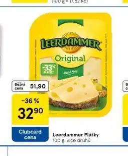 Tesco Leerdammer plátky nabídka