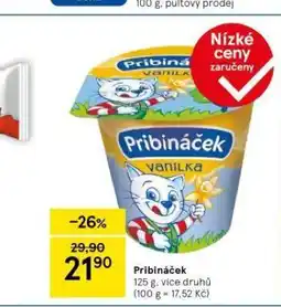 Tesco Pribináček nabídka