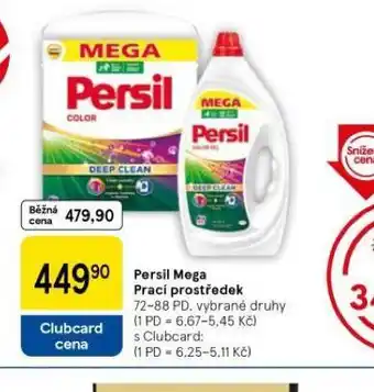 Tesco Persil mega prací prostředek nabídka