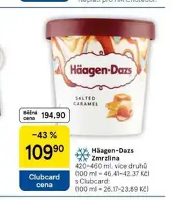 Tesco Häagen dazs zmrzlina nabídka