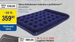 Tesco Nafukovací matrace s polštářem nabídka