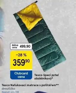 Tesco Spací pytel obdélníkový nabídka