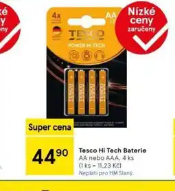 Tesco Tesco hi tecg baterie nabídka