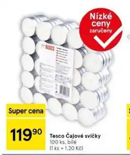 Tesco Tesco čajové svíčky nabídka