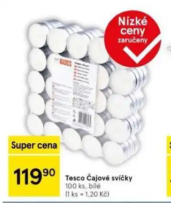 Tesco Tesco čajové svíčky nabídka