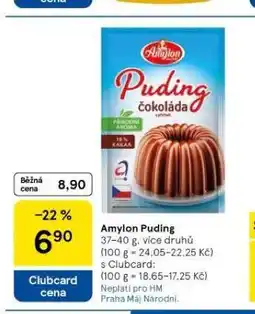 Tesco Amylon puding nabídka