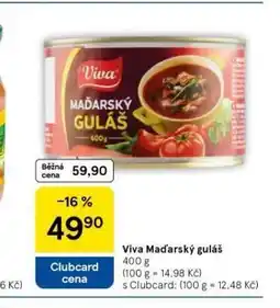 Tesco Viva maďarský guláš nabídka