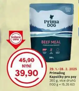 Tesco Primadog kapsičky pro psy nabídka