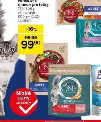 Tesco Purina oen granule pro kočky nabídka