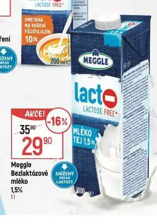 Globus Meggle bezlaktózové mléko 1,5% nabídka