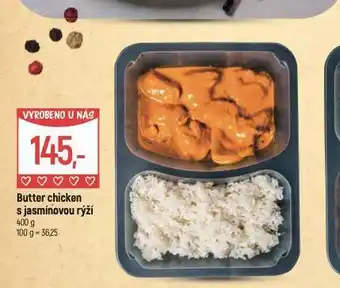 Globus Buter chicken s jasmínovou rýží nabídka