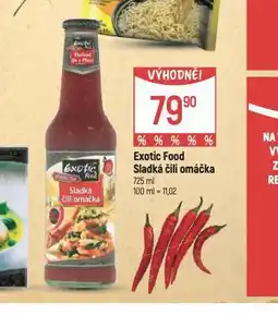 Globus Exotic food sladká chilli omáčka nabídka