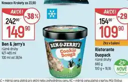 Globus Ben & jerry´s zmrzlina nabídka