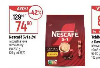 Globus Nescafé 3v1, 2v1 nabídka