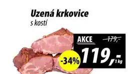 ZEMAN Uzená krkovice s kostí, 1 kg nabídka