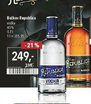 Globus Božkov republica vodka nabídka