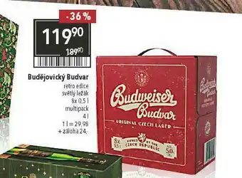 Pivo budweiser budvar retro edice