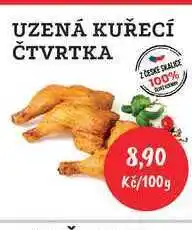 RABBIT řeznictví UZENÁ KUŘECÍ ČTVRTKA 100g nabídka