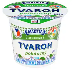 Lidl Madeta Jihočeský tvaroh 250g, vybrané druhy nabídka