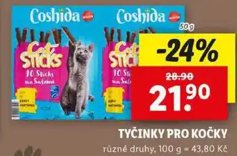 Lidl TYČINKY PRO KOČKY, 50 g nabídka