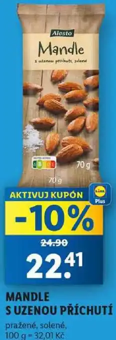 Lidl MANDLE S UZENOU PŘÍCHUTÍ, 70 g nabídka