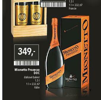 Globus Mionetto prosecco doc nabídka