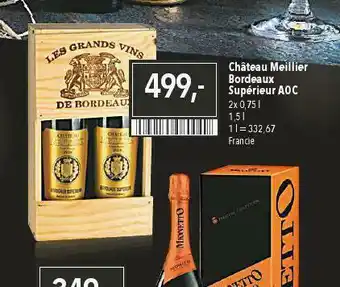 Chateau meillier bordeaux superieur aoc