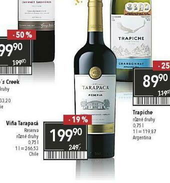 Globus Vina tarapaca nabídka